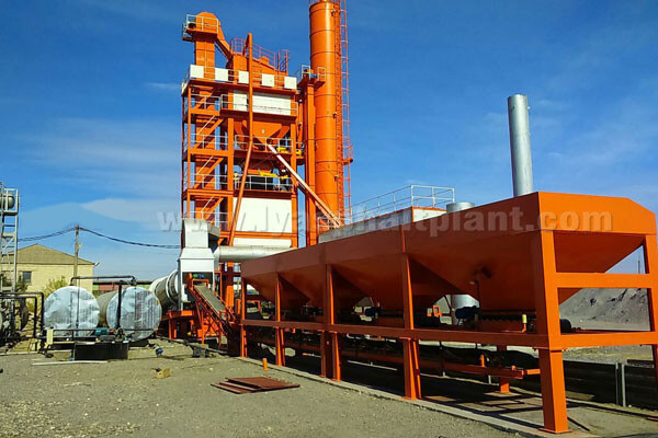 LB1500 asphalt plant in Russia 1